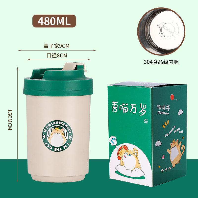 Double-Layer Insulated Stainless Steel Travel Mug
