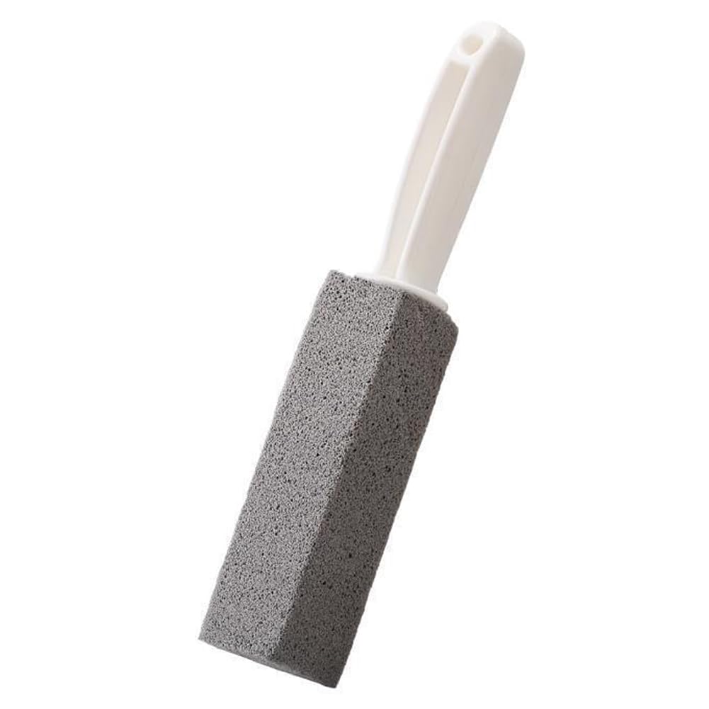 Fovcos Pumice Stone for Toilet Cleaning Pumice Cleaning Stone with Handle Toilet Cleaner Pumice Stone Toilet Bowl Cleaner Brush Toilet Brush
