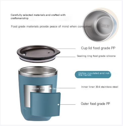 Double-Layer Insulated Stainless Steel Travel Mug