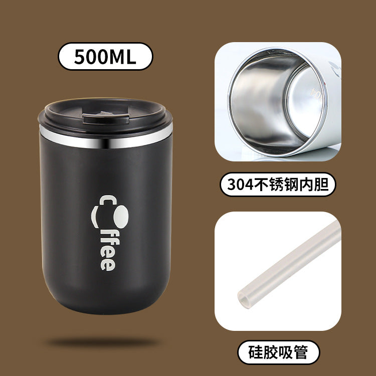 Double-Layer Insulated Stainless Steel Travel Mug