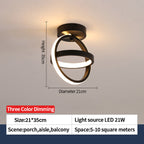 Nordic LED Ceiling Lights for Home, Bedroom & Corridor