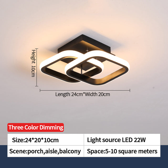 Nordic LED Ceiling Lights for Home, Bedroom & Corridor