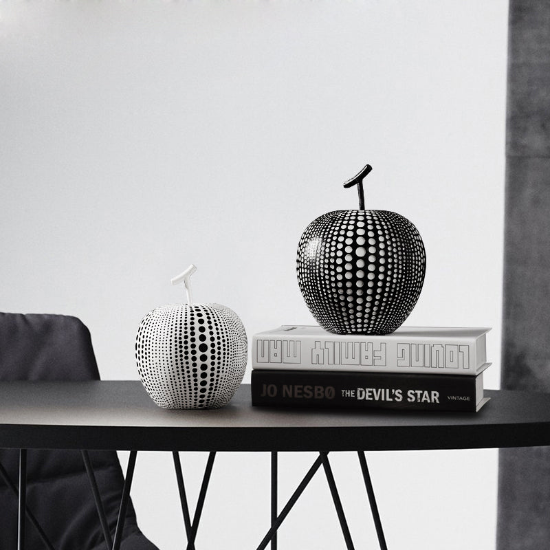 Nordic Modern Minimalist Resin Apple
