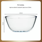 Japanese Large Glass Salad Bowl