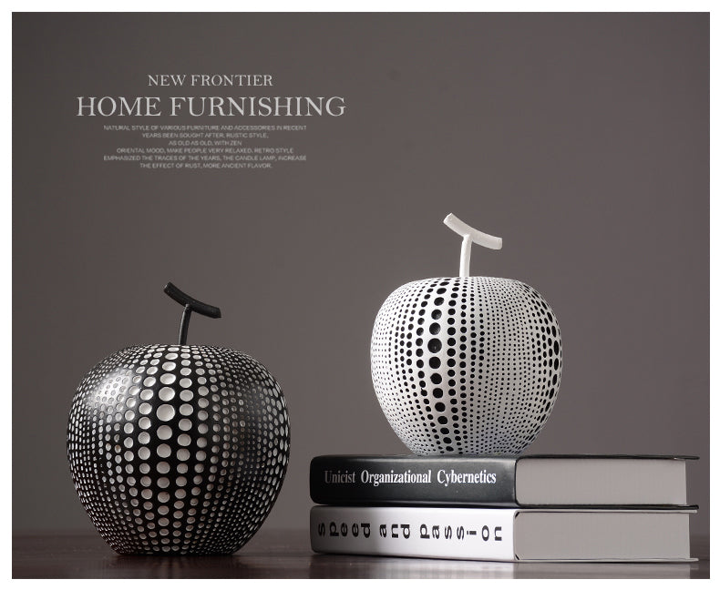 Nordic Modern Minimalist Resin Apple