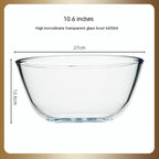 Japanese Large Glass Salad Bowl