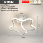 Nordic LED Ceiling Lights for Home, Bedroom & Corridor