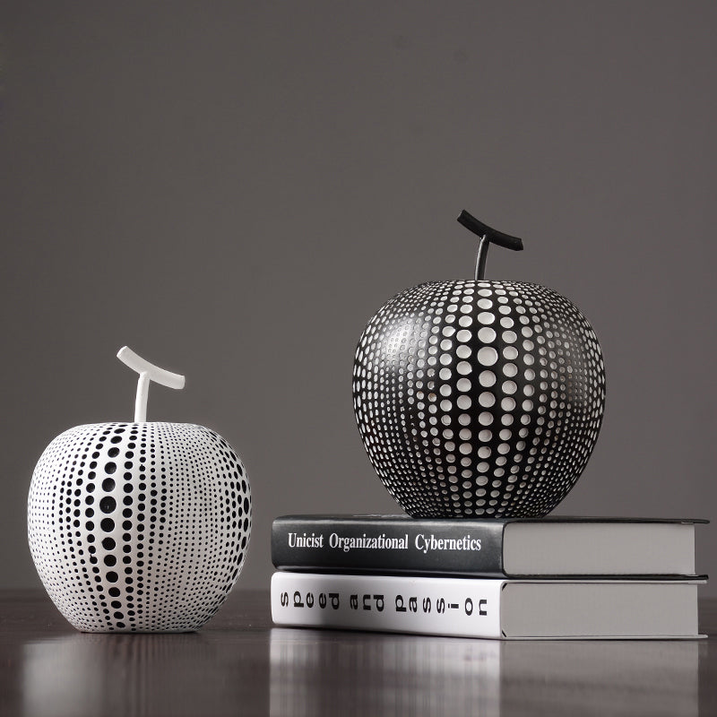 Nordic Modern Minimalist Resin Apple