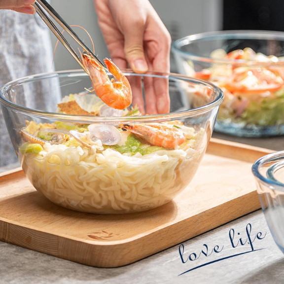 Japanese Large Glass Salad Bowl
