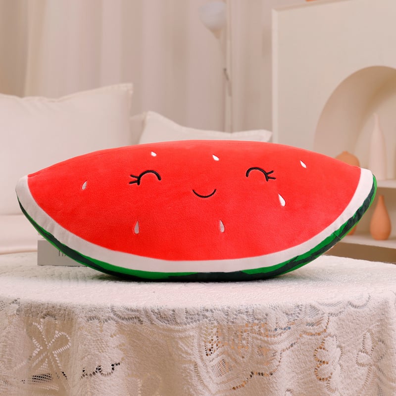 Cartoon Fruit Plush Water Pillow Toy